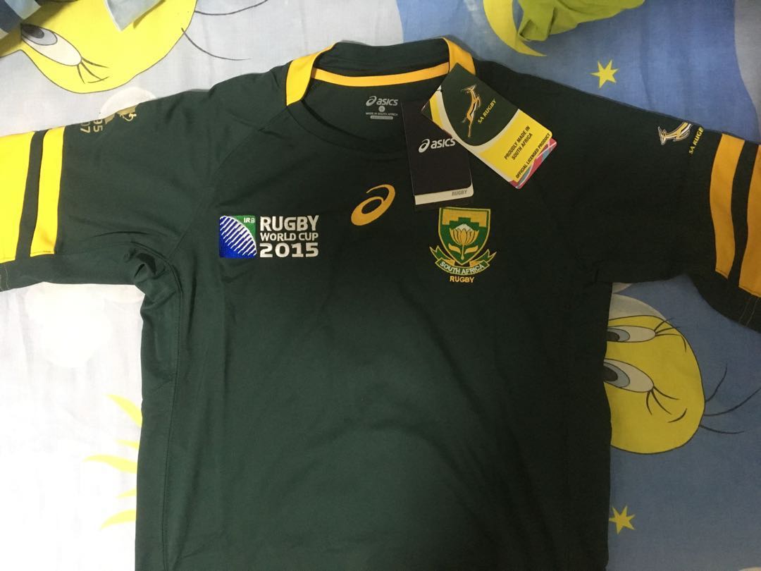 South Africa Rugby World Cup Jersey 2015 Size M BNWT 