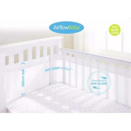Unused BreathableBaby Airflow Classic Mesh Crib Liner White Babies Kids Baby Nursery Kids Furniture Cots Cribs on Carousell
