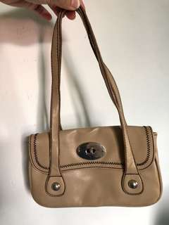 MANGO Small Leather Bag