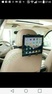 Headrest Tablet Holder For hands-free viewing - IPad / Galaxy Tab etc