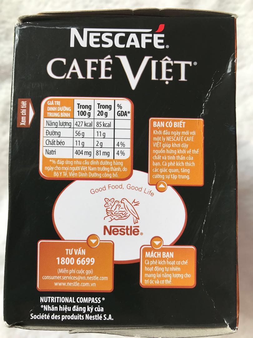 Nescafe Cafe Viet Milky Iced coffee instant coffee & Creamer drink mix - 14  