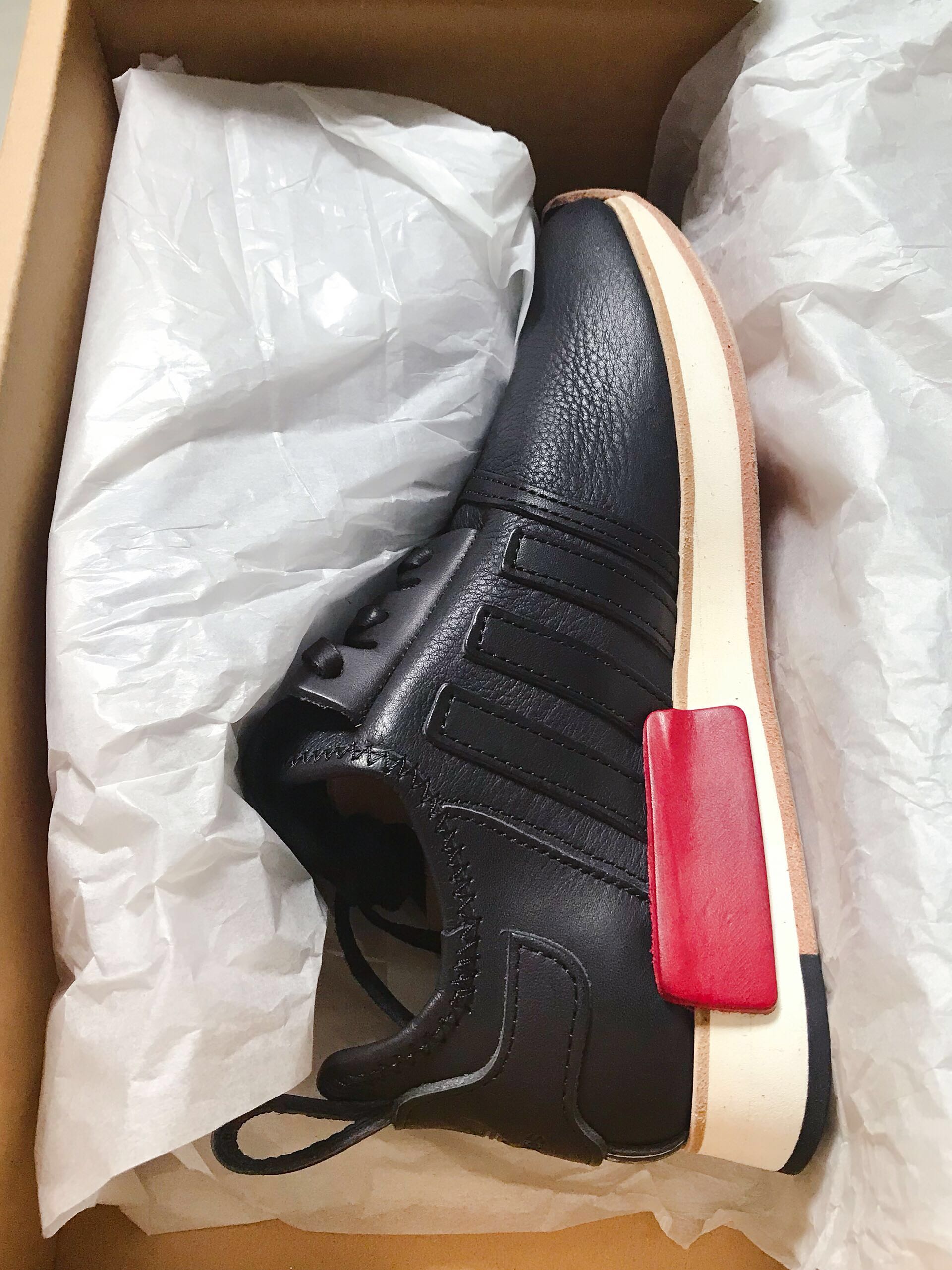 Adidas X Hender Scheme Full Leather NMD R1, Men's Fashion, Footwear,  Sneakers on Carousell