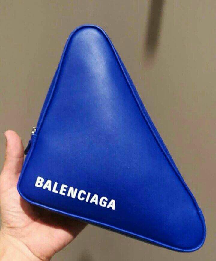 balenciaga triangle pouch