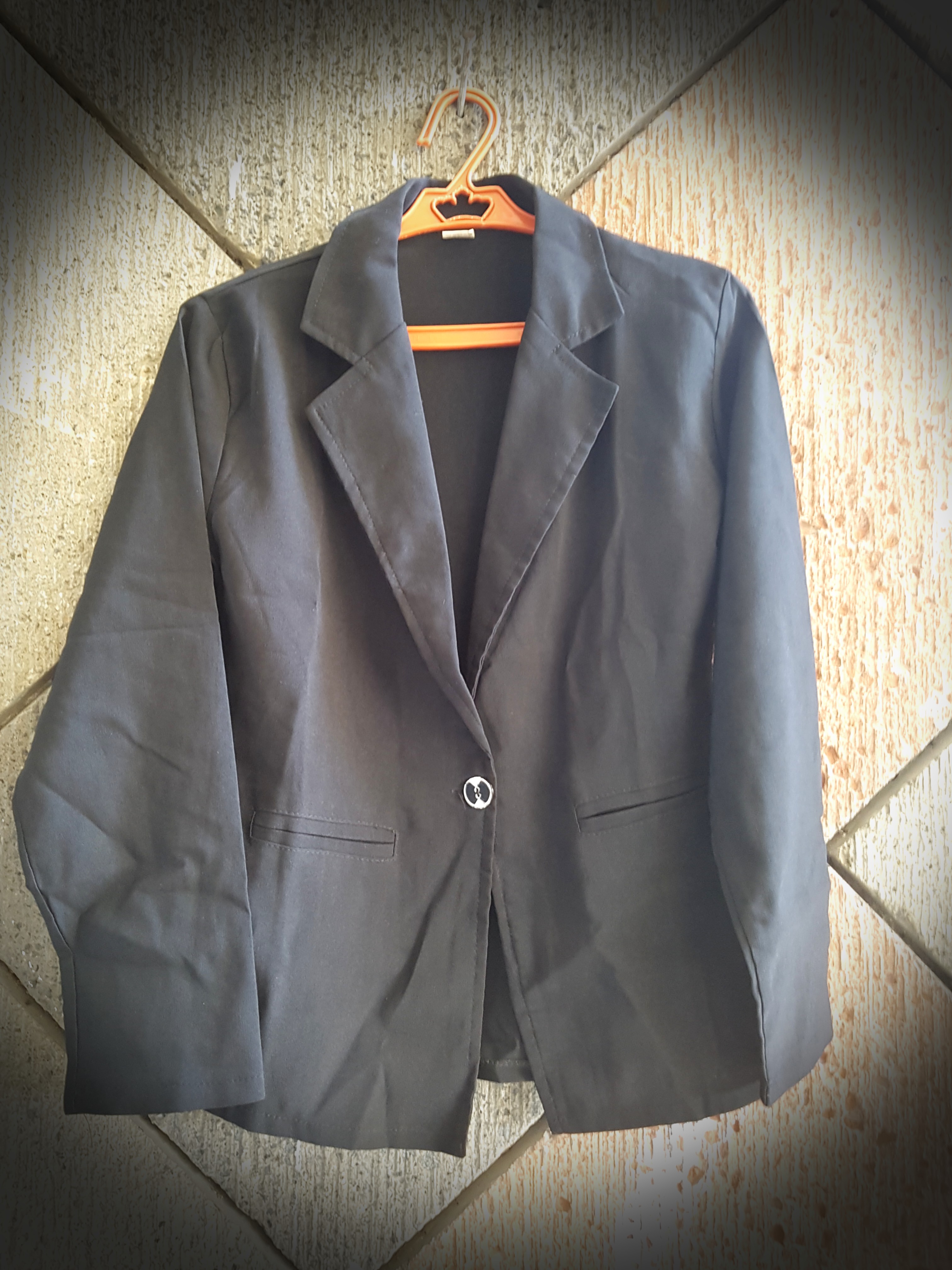 black office coat