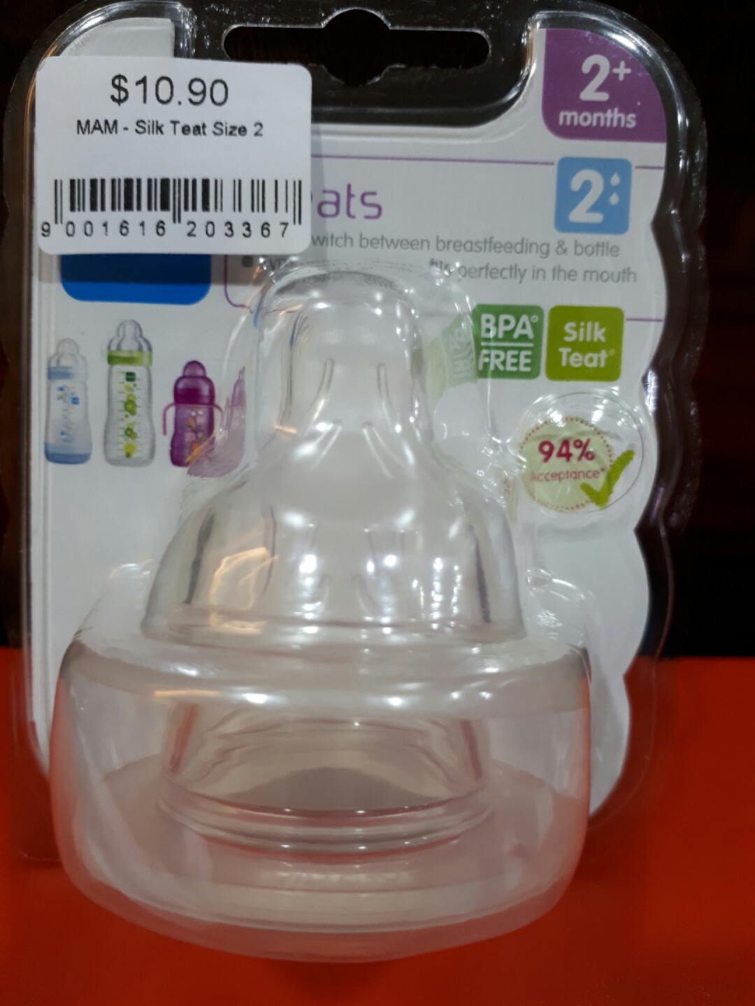 mam size 2 teats