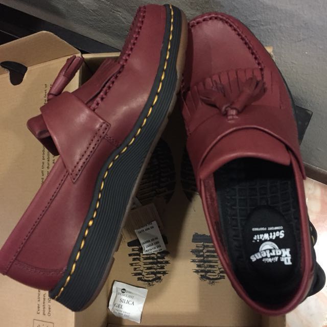 dr martens edison cherry red