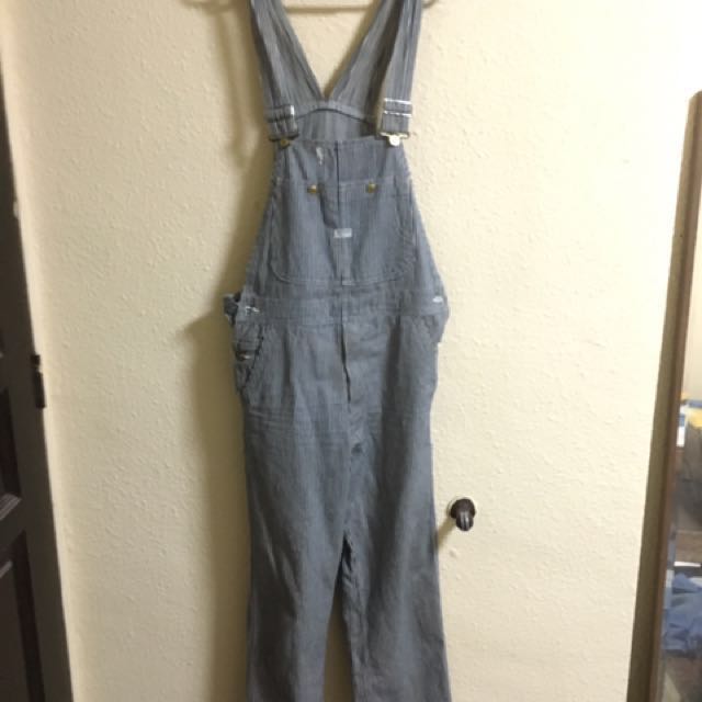 Edwin Hickory Overall (Vintage), Men's Fashion, Bottoms, Jeans on Carousell