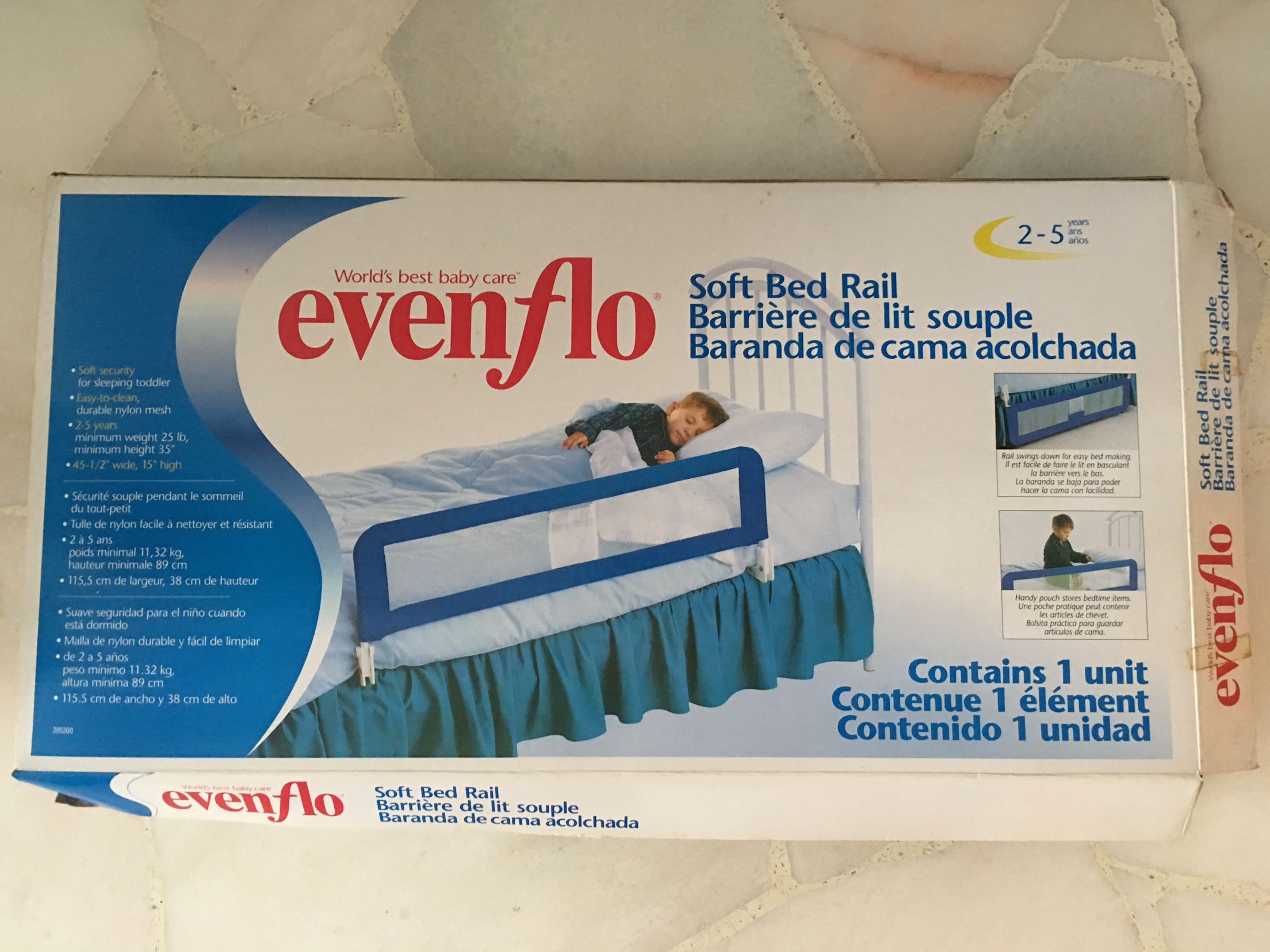 evenflo bed rail