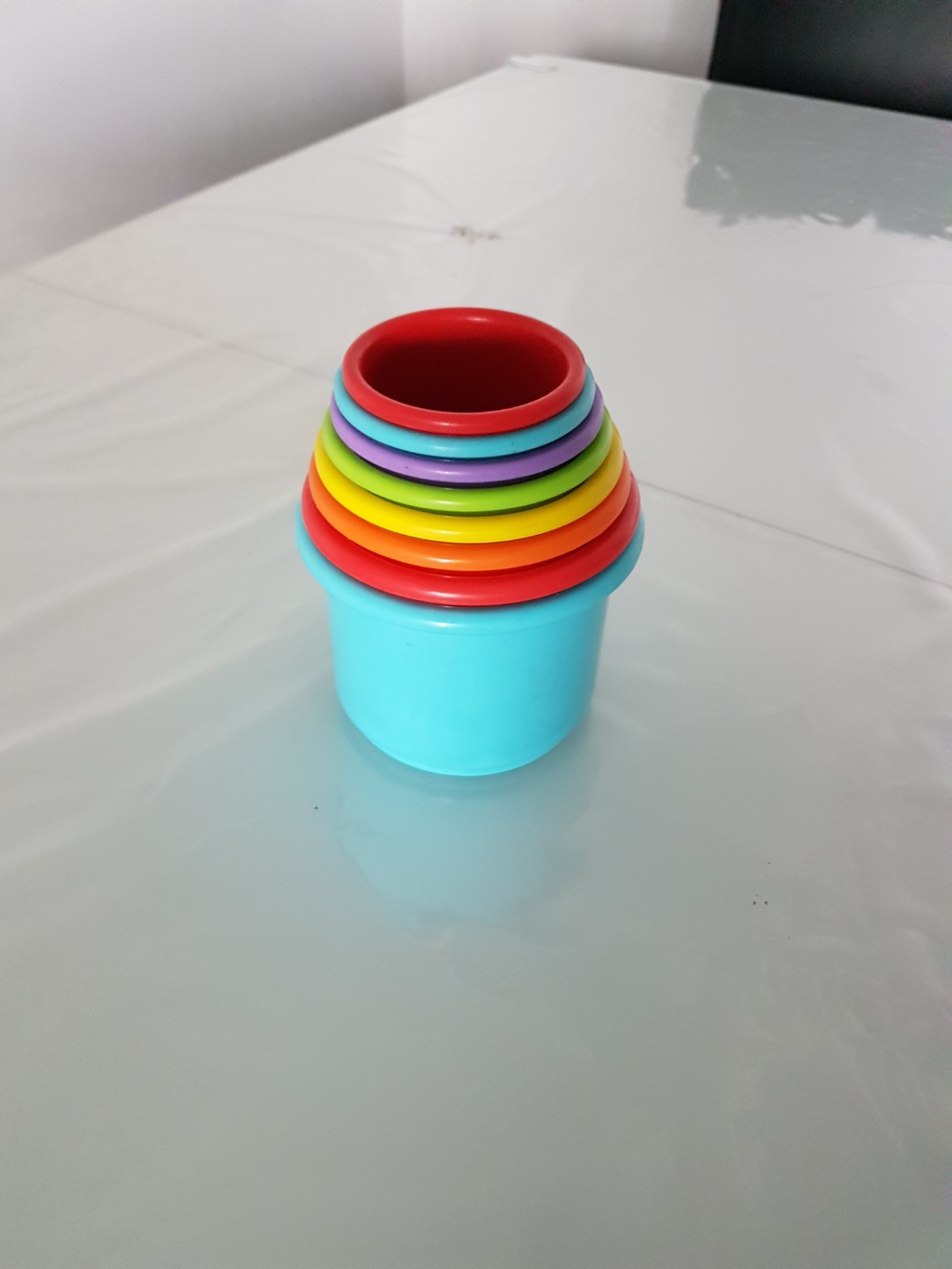 Fisher price 8 building beakers stacking block cup Babies Kids Infant Playtime on Carousell