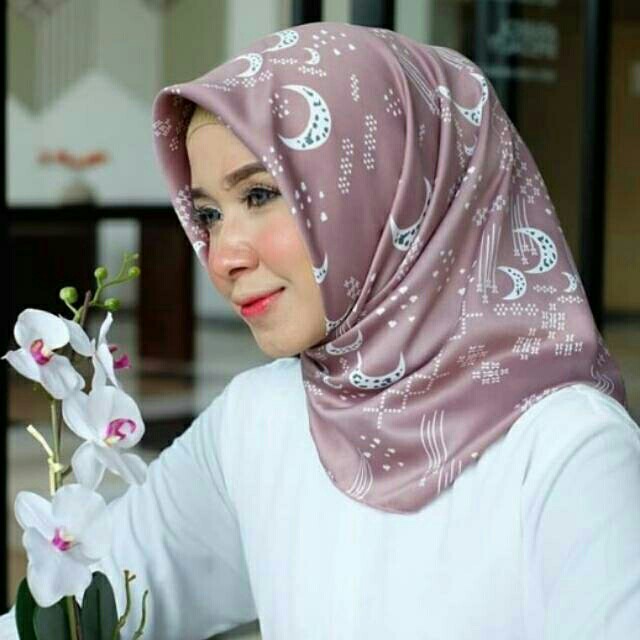 Realpict Hijab Maxmara Motif Cantik Warna Pastel Murahsegiempat