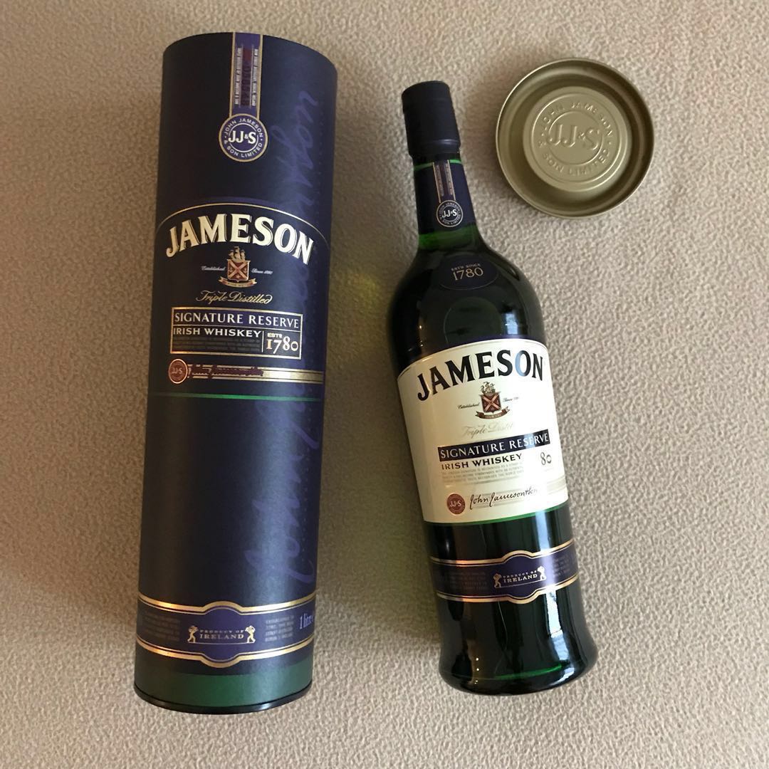 Jameson Signature Reserve Irish Whisky 1l Genuine Food Drinks Beverages On Carousell It was originally founded in dublin, in 1780. jameson signature reserve irish whisky