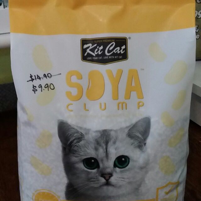 Kitcat Soya Clump Cat Litter, Pet Supplies, Pet Food on Carousell