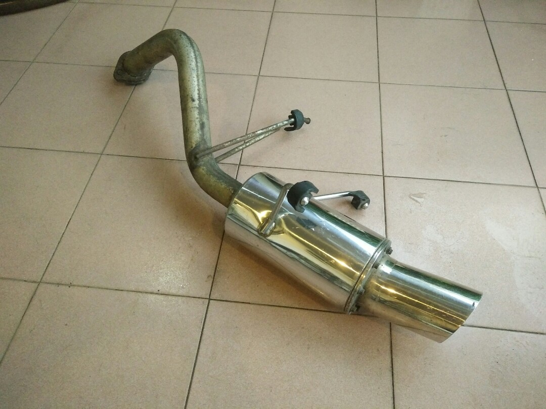 lucky star muffler, Auto Accessories on Carousell