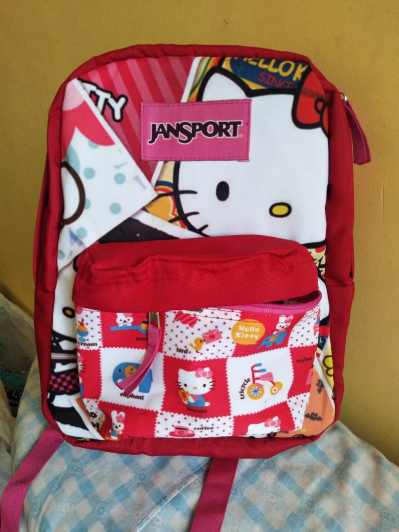 Medium size hello kitty jansport backpack with free inner sleeve