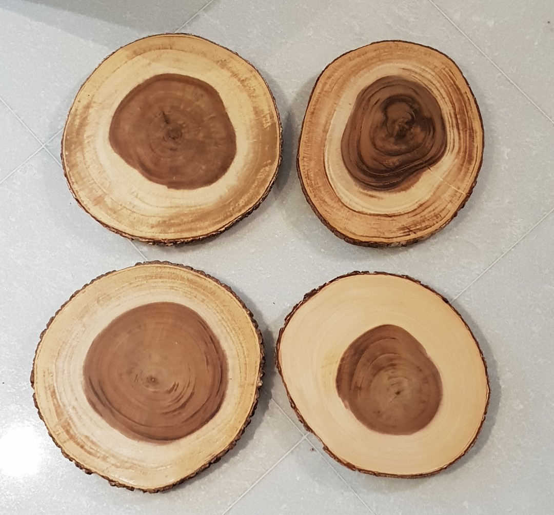 Natural Acacia Wood Servers Furniture Home Decor Others On Carousell