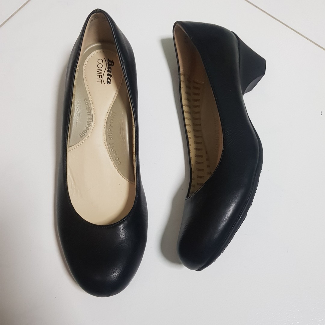 Bata ladies black shoes outlet