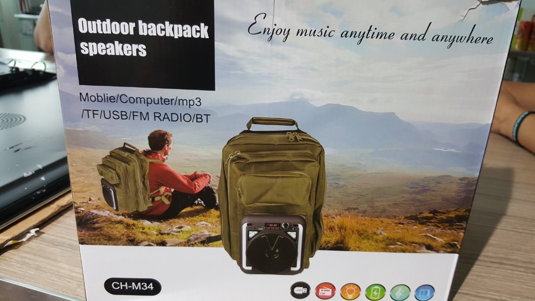 Outdoor backpack speakers discount