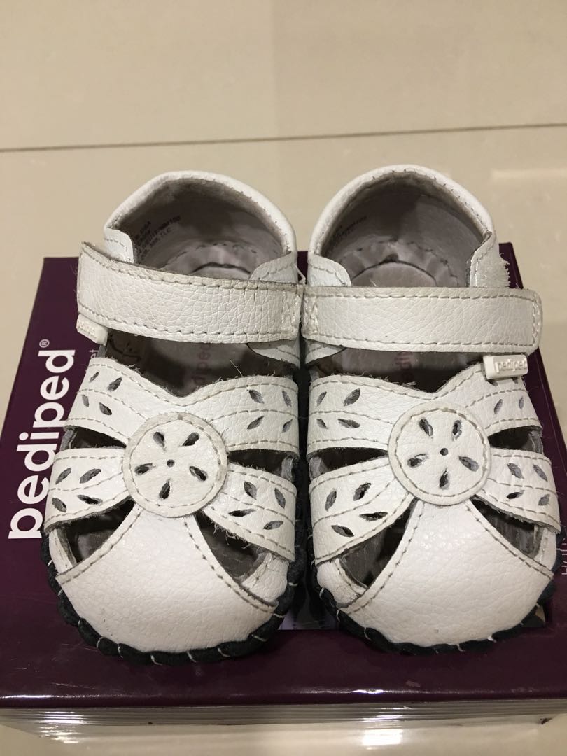 Pediped Originals Daisy Sandal (infant Blue Pediped Baby Girls