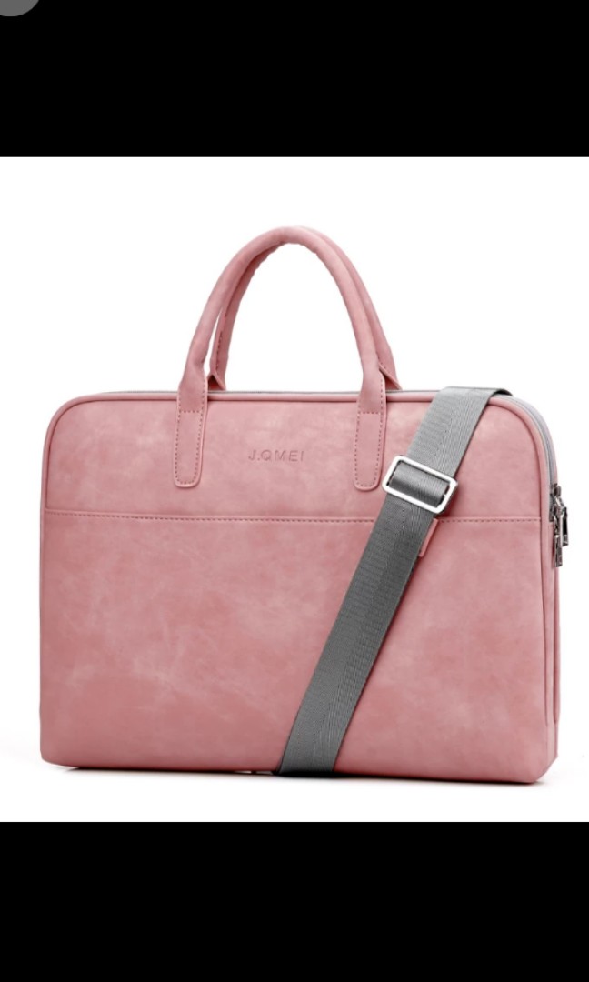 pink computer bag