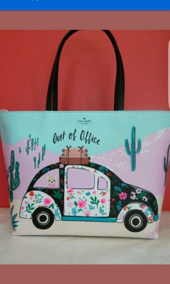 Kate spade out of office tote new arrivals