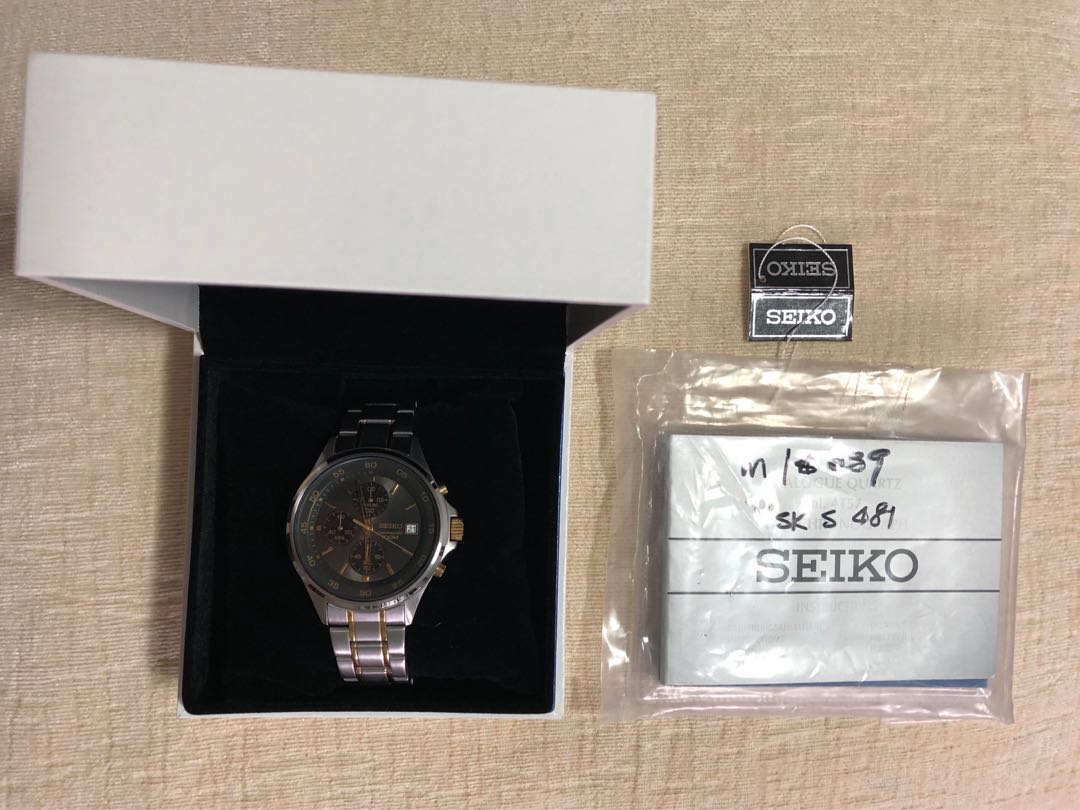Seiko Chronograph SKS481, Men's Fashion, Watches & Accessories, Watches on  Carousell