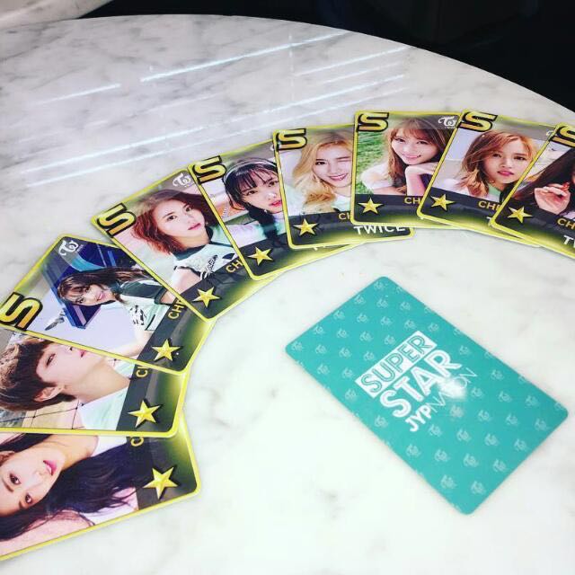 [share] Twice SSJYP superstar jyp nation photocard, Hobbies & Toys