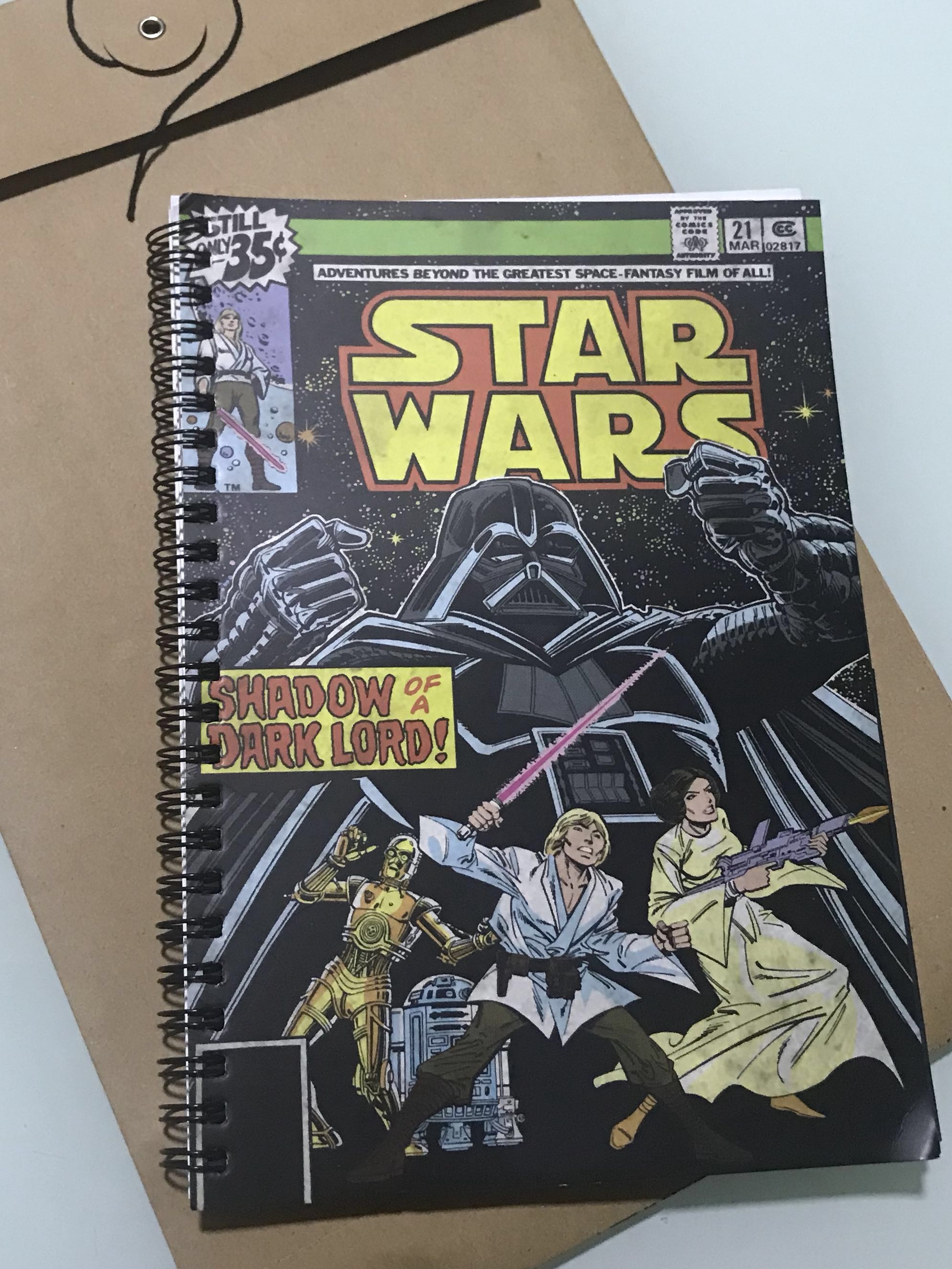 Star Wars Typo Notebook Lined Books Stationery Stationery On