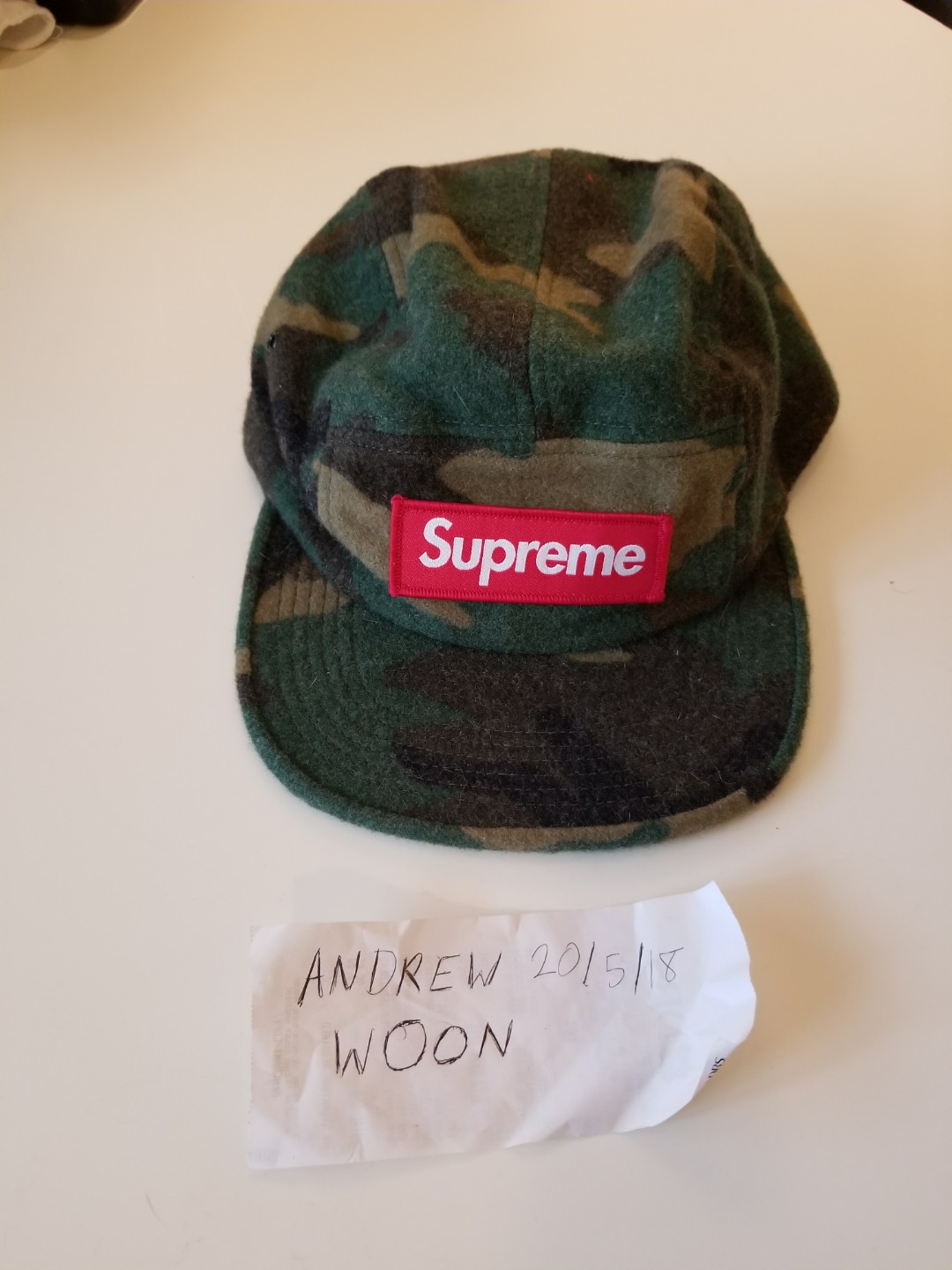 camo wool hat