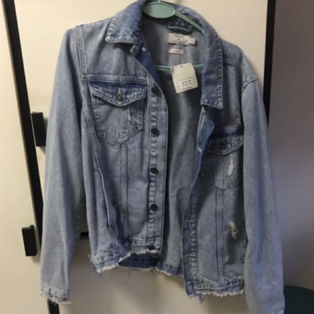 topman distressed denim jacket