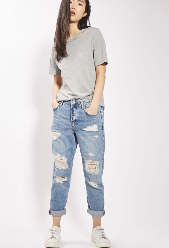 ripped bf jeans