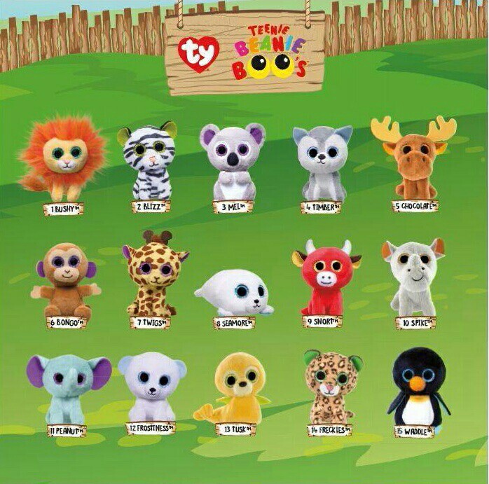 BNIB TY Beanie Boos Baby Koala Seal and Penguin