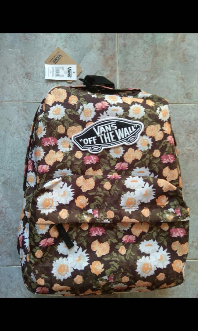 Vans bag flower