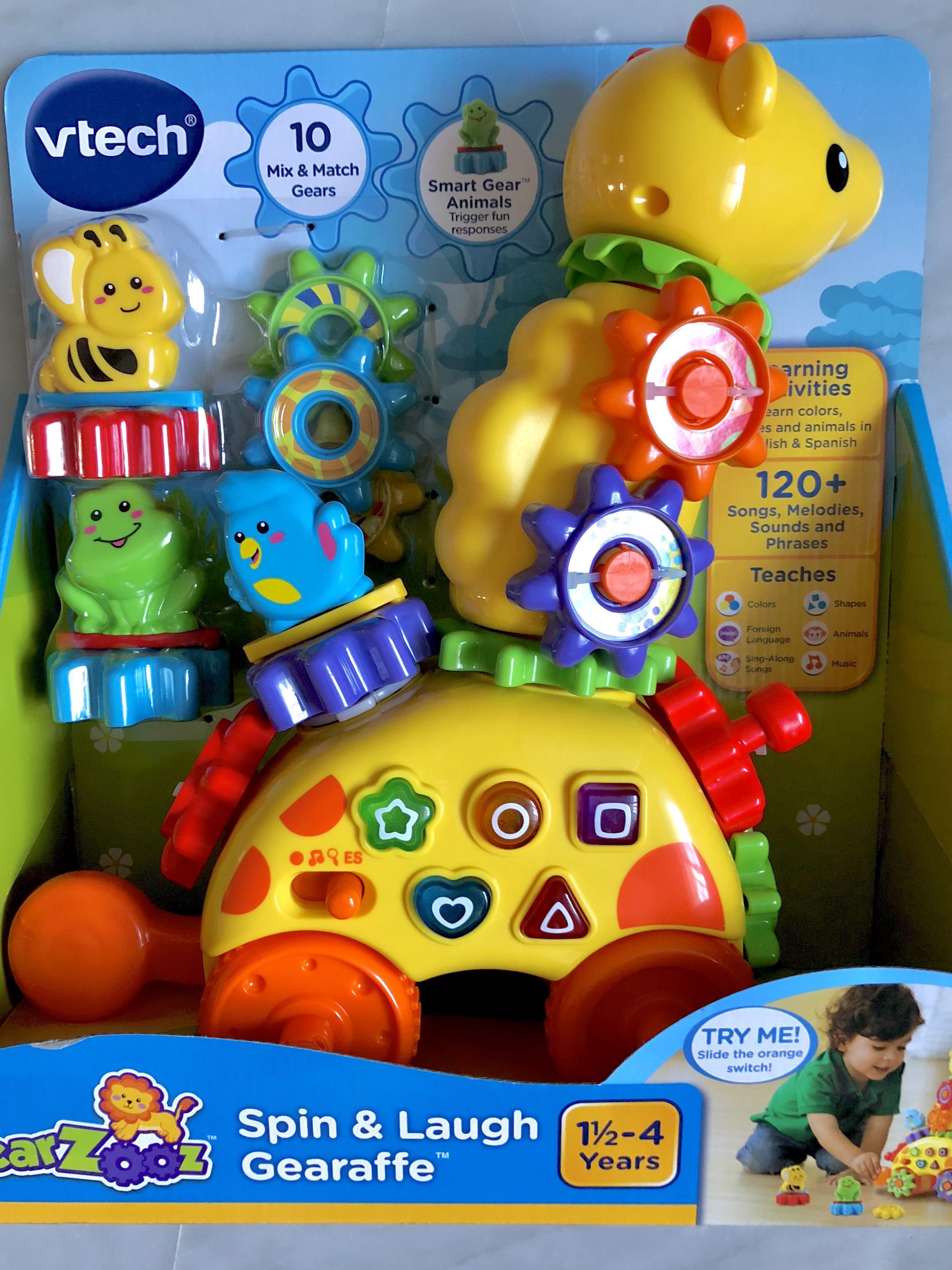 Vtech spin and laugh gearaffe sale