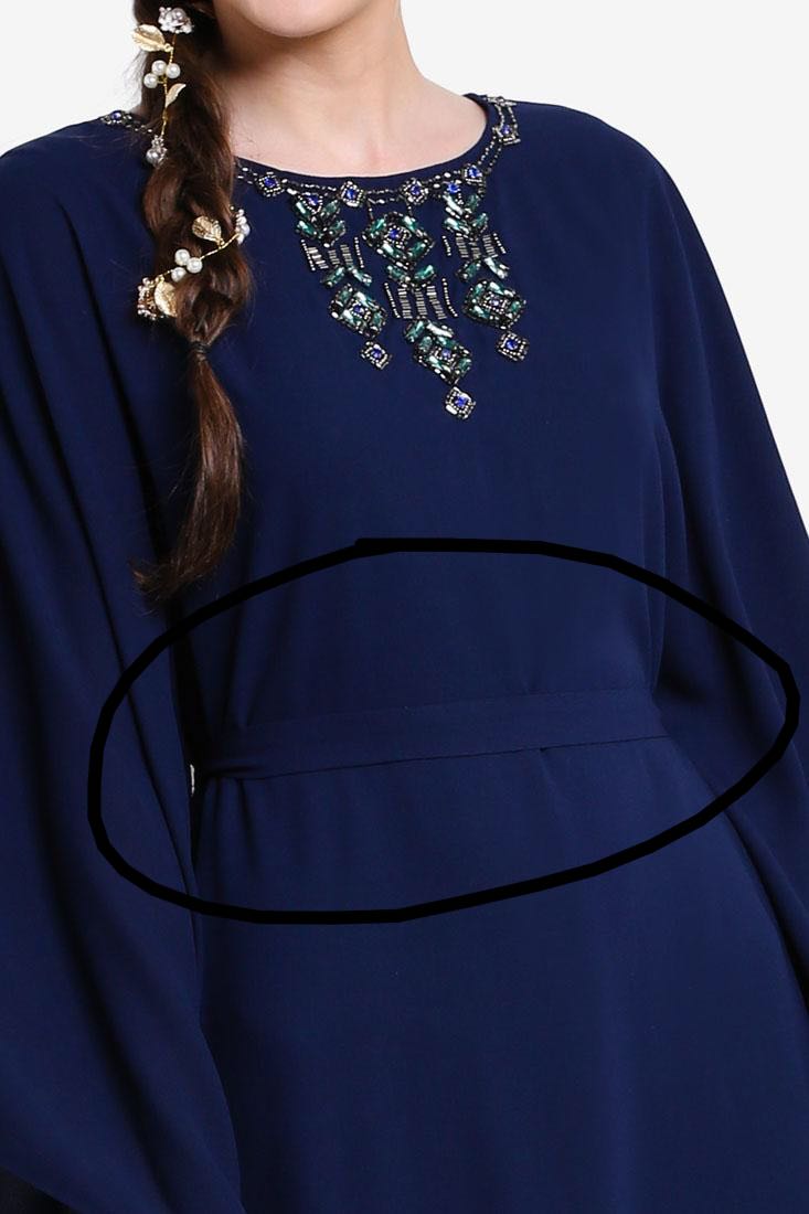 Zalia Embellished Kaftan Dress (XS-M), Women's Fashion, Dresses 