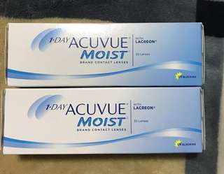 Acuvue Moist 1 Day Contact Lenses