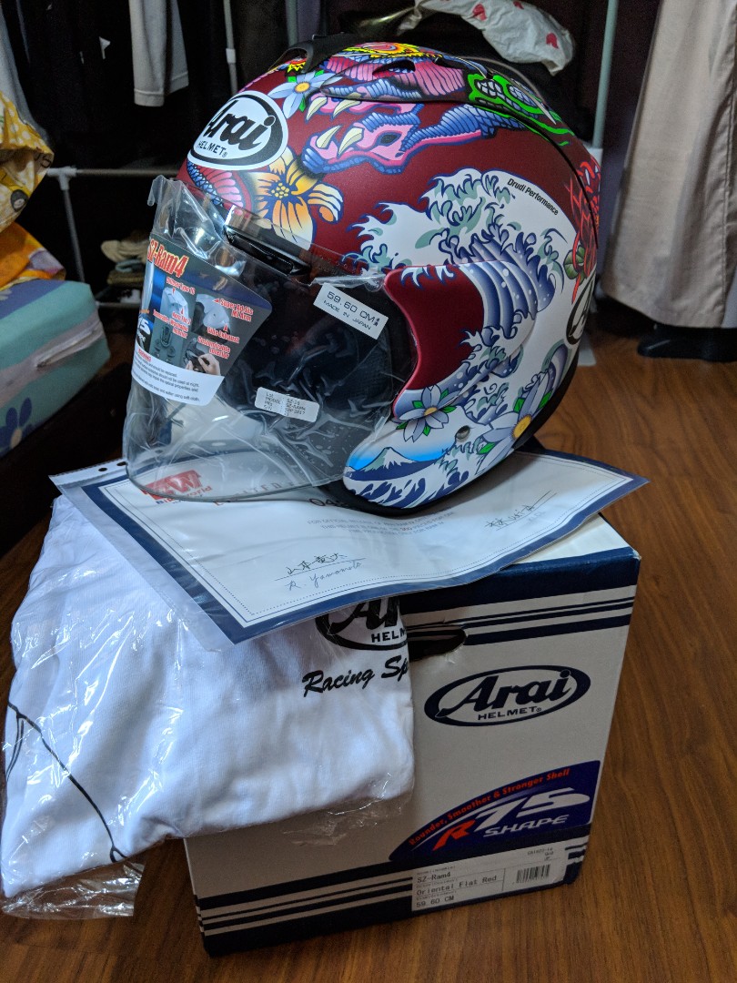 Arai oriental red store