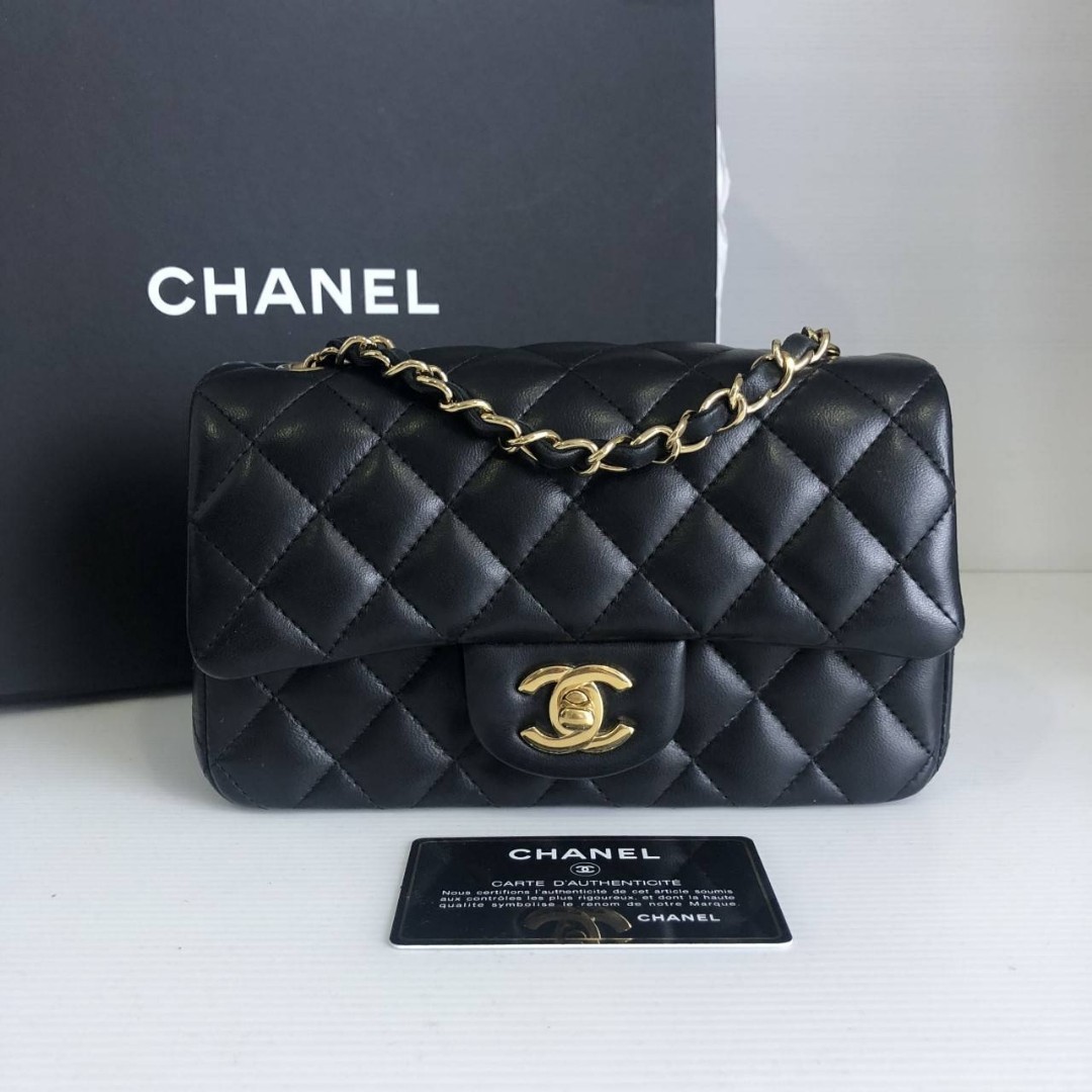 Chanel Light Beige Quilted Lambskin Rectangle Mini Classic Flap Gold  Hardware 2022 Available For Immediate Sale At Sothebys