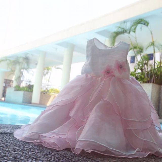 Baby Grand Signature Petal Gown Babies Kids Babies Apparel On