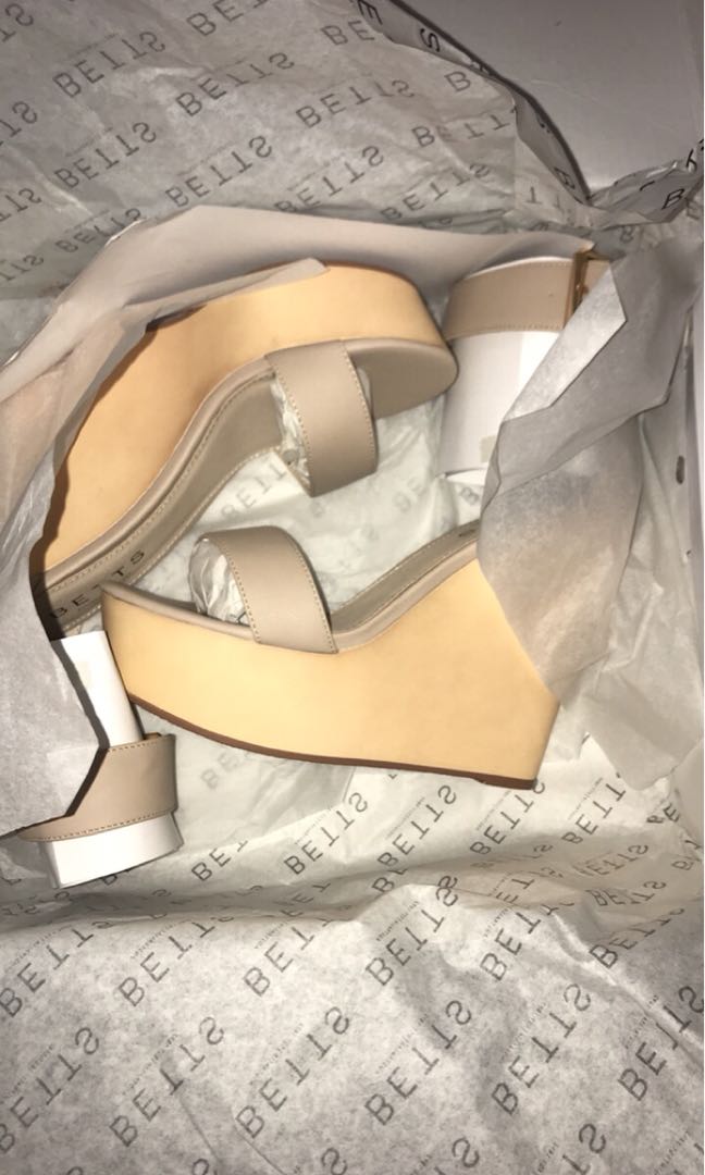 Betts nude wedges on sale