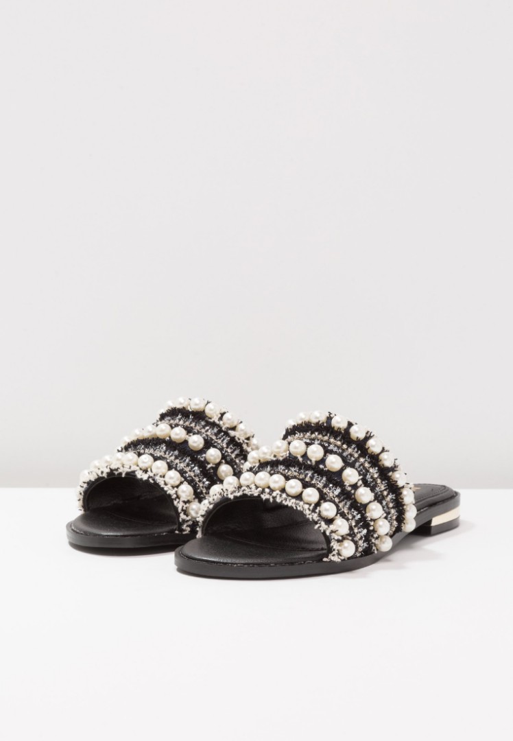 kurt geiger tweed slippers