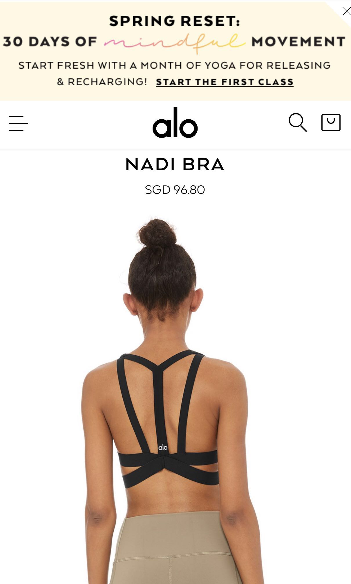 Alo yoga nadi bra discount
