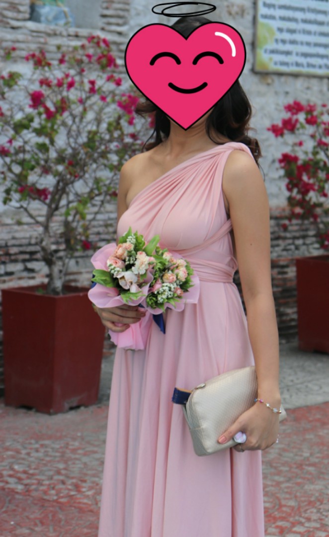 Carnation Pink Infinity Dress