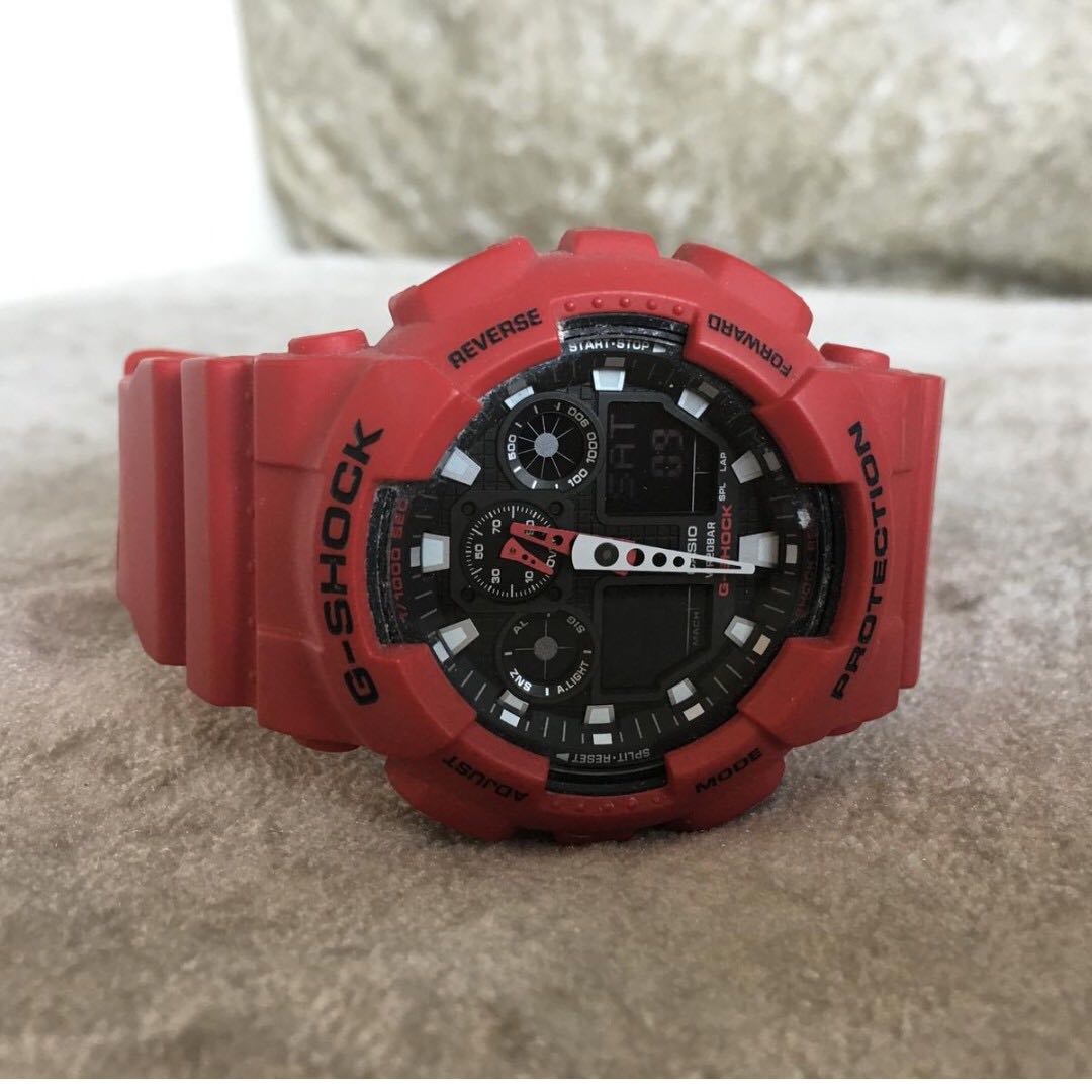 casio g shock ga 100 b