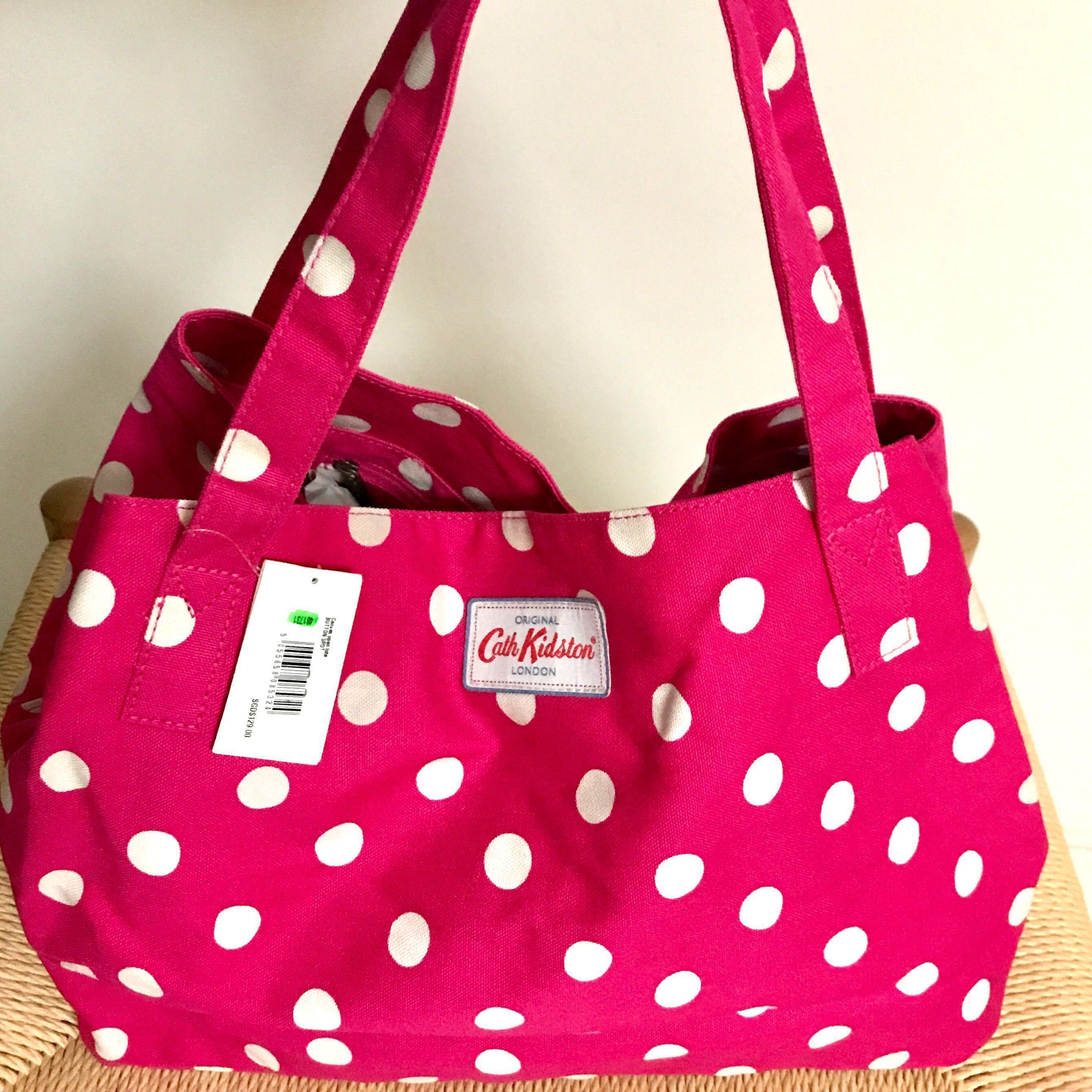 Cath Kidston Canvas Open Tote (Pink 