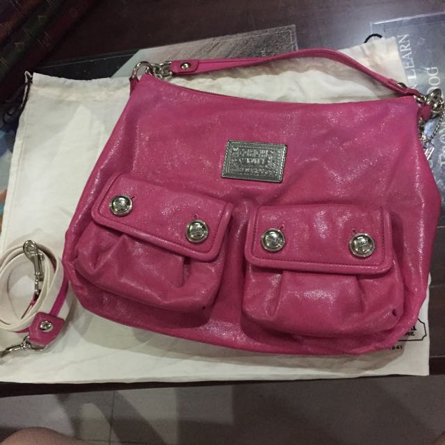 Coach Poppy Bag In Hot Pink, Women's Fashion, Bags & Wallets, Cross-body  Bags on Carousell