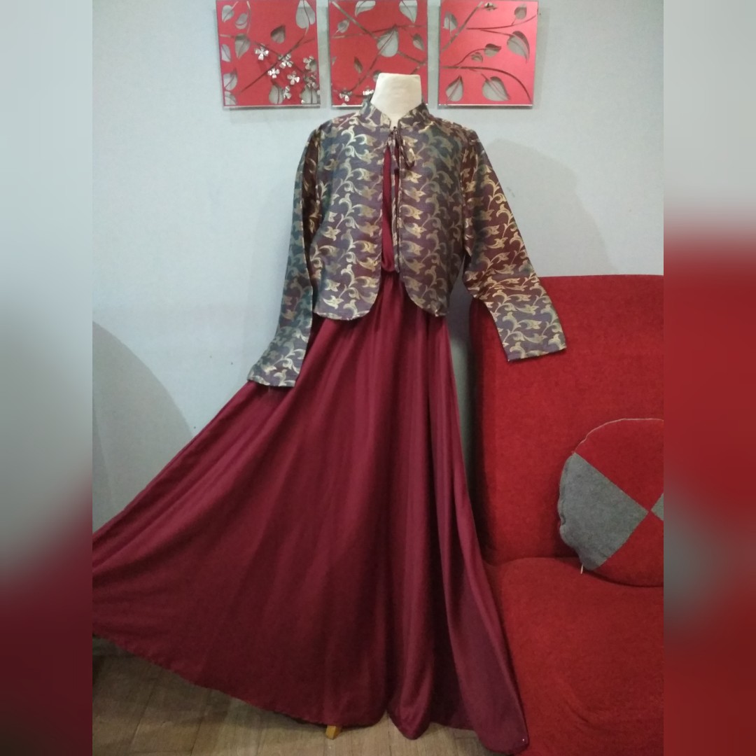 30 Gamis Bolero Cantik - Model Baju | Gamis | Celana | Sepatu