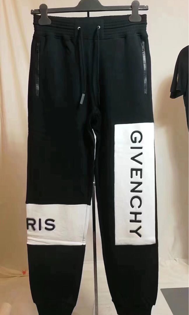 givenchy embroidered jogger pants