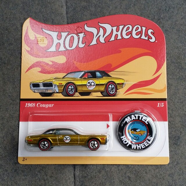 Hot wheels 1968 2025 cougar 50th anniversary