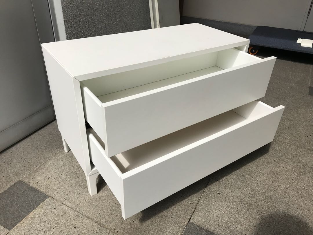 Ikea Eket drawer white, 2 drawers, Furniture & Home Living, Furniture