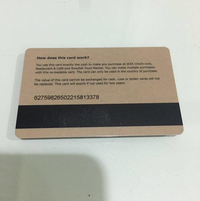 IKEA gift card with 495 credit, Tickets & Vouchers, Vouchers on Carousell